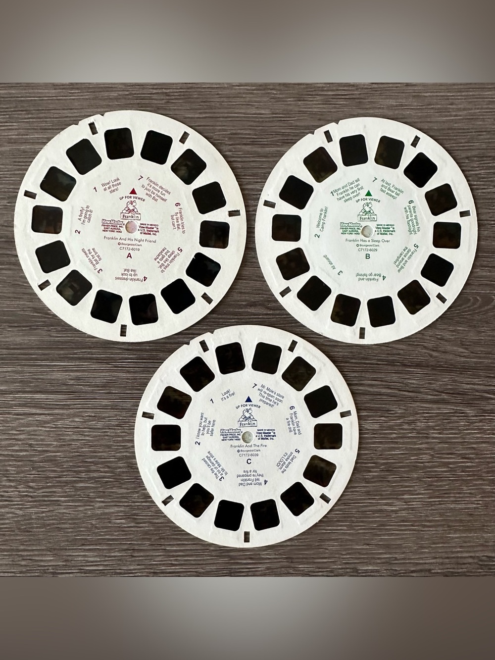Vintage Franklin Turtle View-Master Reels 3 - Picture 2 of 3